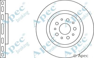 APEC BRAKING dsk2927 -  Тормозной диск
